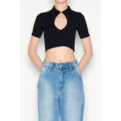 Daylight Black Knitted Top