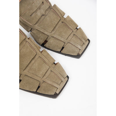 Crab Khaki Mules