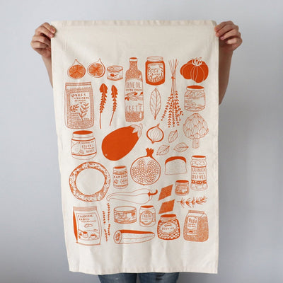 Pantopoleio Tea Towel