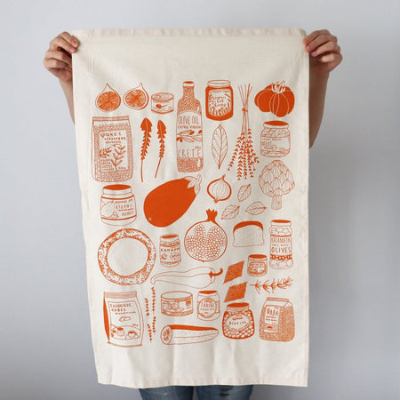 Pantopoleio Tea Towel