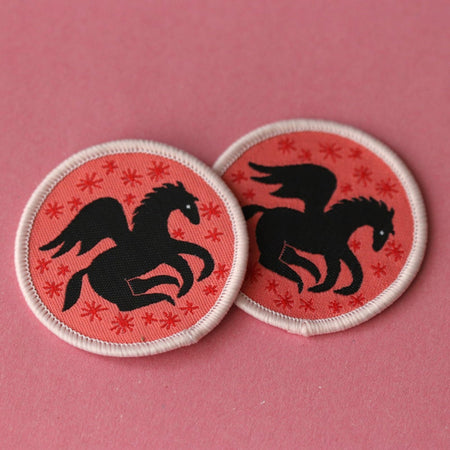 Pink Pegasus Sew On Patch