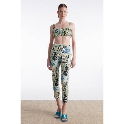 Alice Trousers Floral Blue