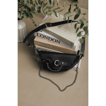 Strong Enough Black Waist Bag