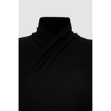 Melanie Black Crop Top