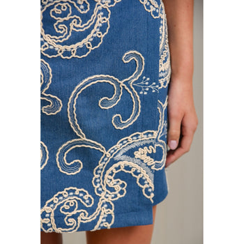 Sea Mist Wrap Skirt