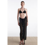 No.26 Black Knitted Sarong
