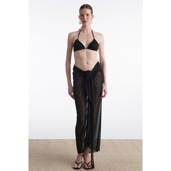 No.26 Black Knitted Sarong