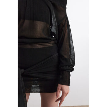 No.26 Black Knitted Mini Dress