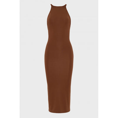 No.26 Brown Midi Dress