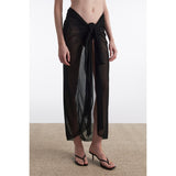 No.26 Black Knitted Sarong