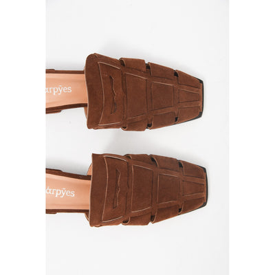 Crab Brown Mules