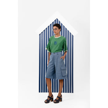 Float Denim Bermuda Shorts