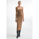 Brooke Brown Maxi Dress