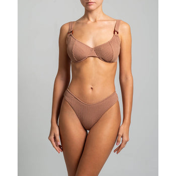 Carla Mocha Curly Bikini