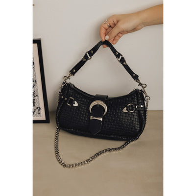 Kiss Of Life Black Shoulder Bag