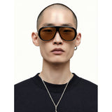 Tate Black Amber Sunglasses