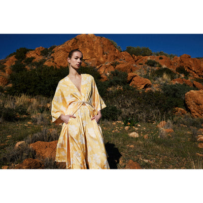 Elampsis Yellow Kimono