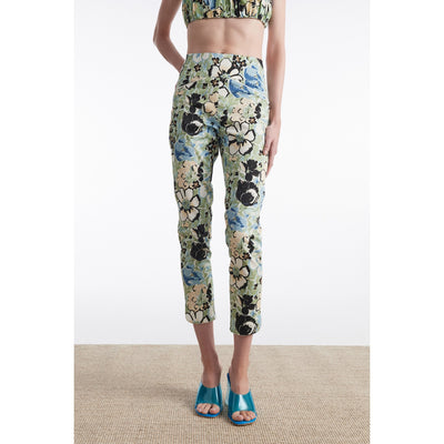 Alice Trousers Floral Blue