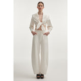 Pure White Crop Shirt