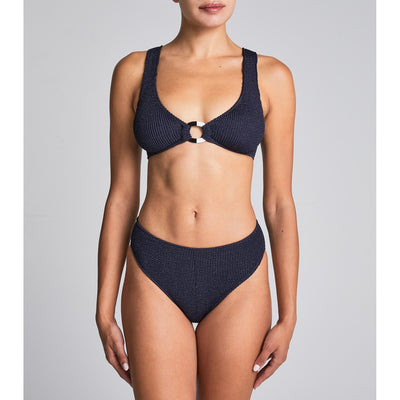 Ali Metallic Blue Bikini