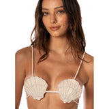 Romantic Lace Seashell Bikini Top