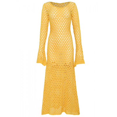 Golden Hour Crisp Long Dress