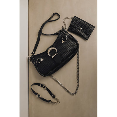 Kiss Of Life Black Shoulder Bag