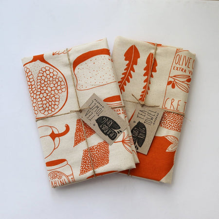 Pantopoleio Tea Towel