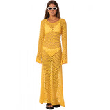Golden Hour Crisp Long Dress