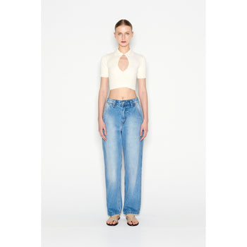 Daylight Ecru Knitted Top