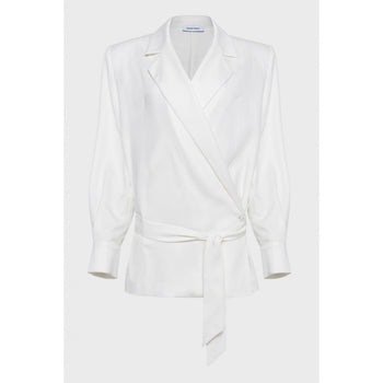 Leticia White Blazer Dress