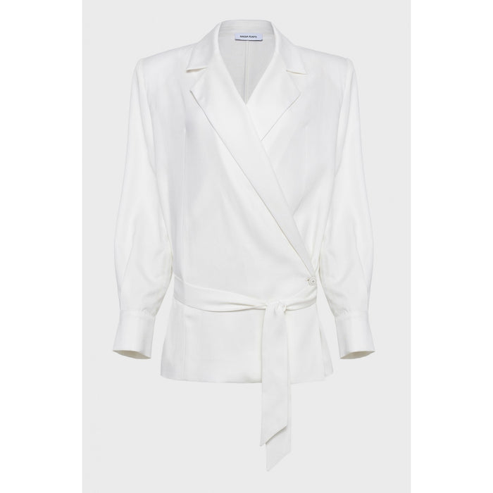 Leticia White Blazer Dress