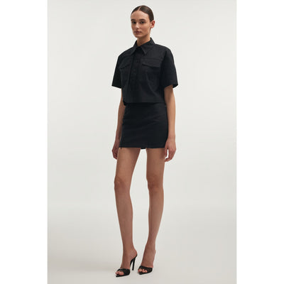 Still Life Black Mini Skirt
