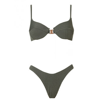 Dakota Khaki Curly Bikini