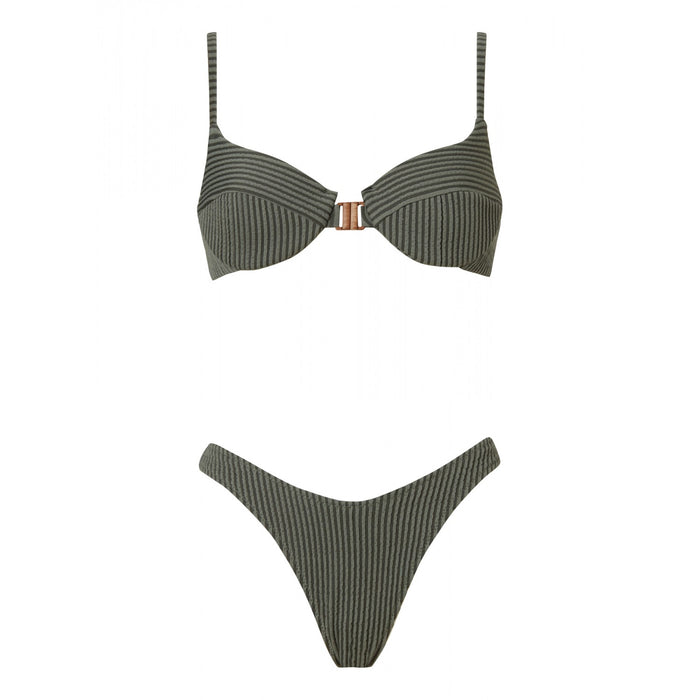 Dakota Khaki Curly Bikini