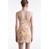 Alice Pink Floral Mini Dress