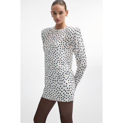 Dot Com Polka Mini Dress