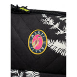 Midnight Palm Coral Double Pocket Pouch