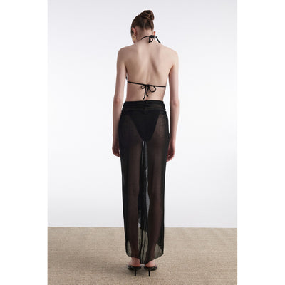 No.26 Black Knitted Sarong