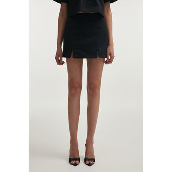 Still Life Black Mini Skirt