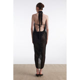 No.26 Black Knitted Sarong