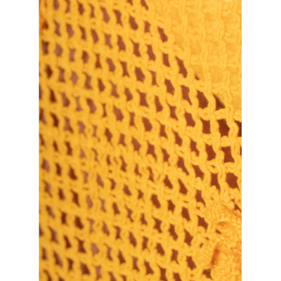 Golden Blossom Glacier Long Skirt