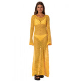 Golden Hour Crisp Long Dress