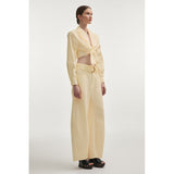 Pure Butter Yellow Crop Shirt