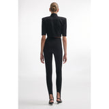 Melanie Black Crop Top