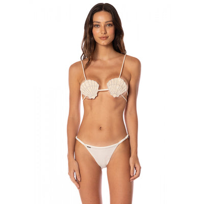 Romantic Lace Seashell Bikini Top