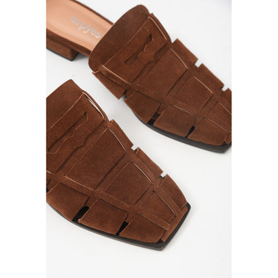Crab Brown Mules