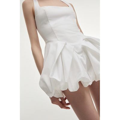 Hibiscus Bubble Mini Dress