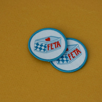 Love Feta Sew On Patch