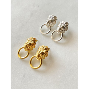 Lion Earrings